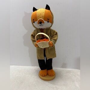 Hyde & Eek Tall Fox Hoodie Jacket  Felt Fall Halloween Standing Decor Target